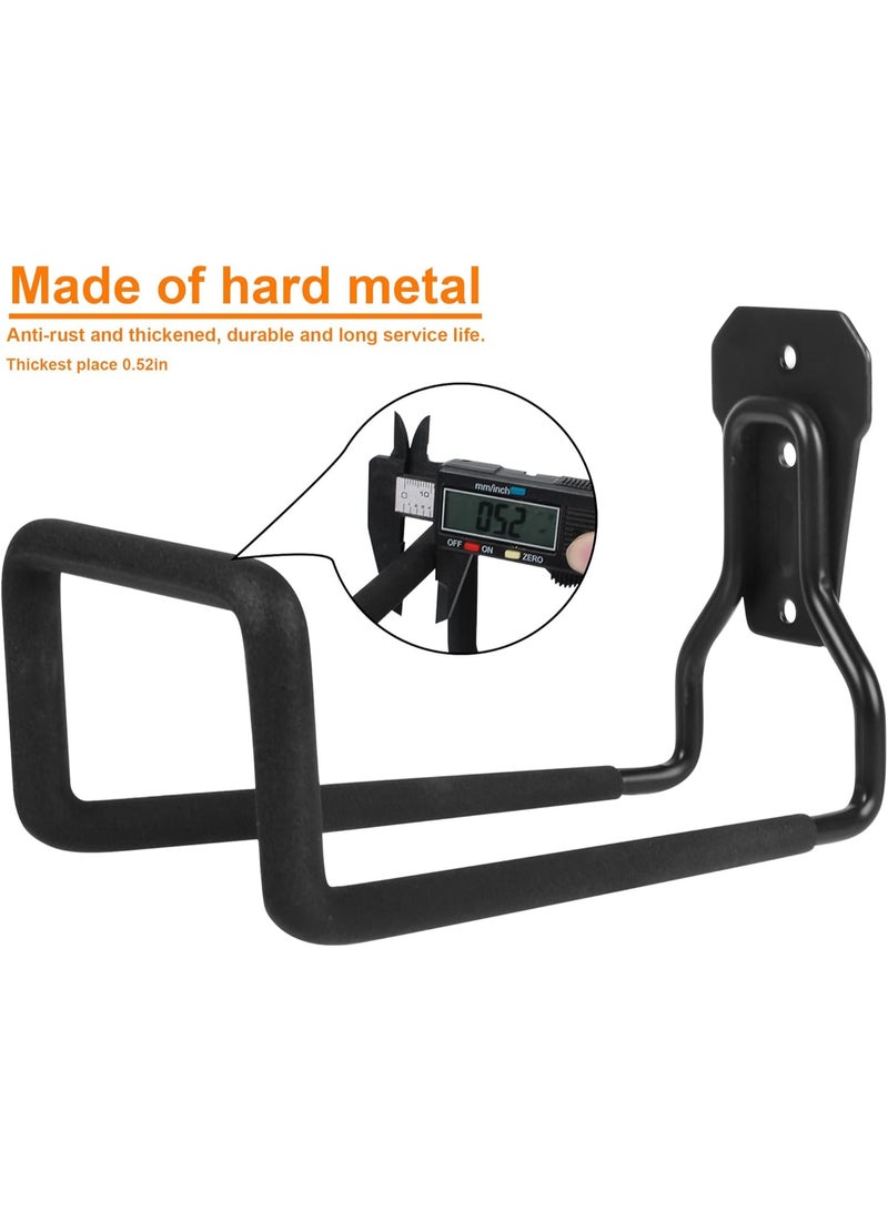 معدنية حديقة خرطوم حامل - ثقيلة واجب خرطوم معلق الجدار المثبتة خرطوم المياه حامل للفناء الخارجي، خطوط خرطوم دائمة مثالية لخرطوم المياه، حبال التمديد (1pcs) - Image 2